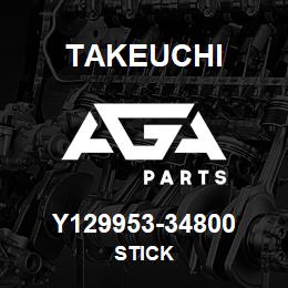 Y129953-34800 Takeuchi STICK | AGA Parts