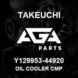 Y129953-44920 Takeuchi OIL COOLER CMP | AGA Parts