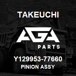 Y129953-77660 Takeuchi PINION ASSY | AGA Parts