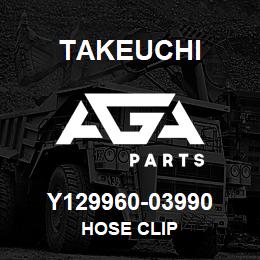 Y129960-03990 Takeuchi HOSE CLIP | AGA Parts