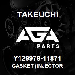 Y129978-11871 Takeuchi GASKET (INJECTOR | AGA Parts