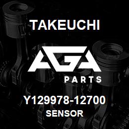 Y129978-12700 Takeuchi SENSOR | AGA Parts