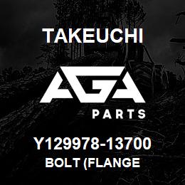 Y129978-13700 Takeuchi BOLT (FLANGE | AGA Parts