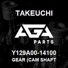 Y129A00-14100 Takeuchi GEAR (CAM SHAFT | AGA Parts