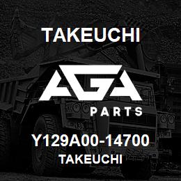 Y129A00-14700 Takeuchi TAKEUCHI | AGA Parts