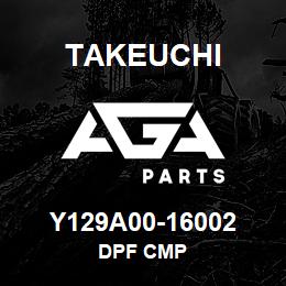 Y129A00-16002 Takeuchi DPF CMP | AGA Parts