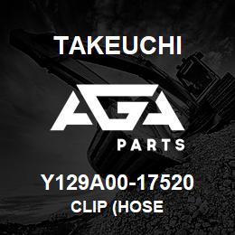 Y129A00-17520 Takeuchi CLIP (HOSE | AGA Parts