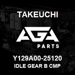 Y129A00-25120 Takeuchi IDLE GEAR B CMP | AGA Parts