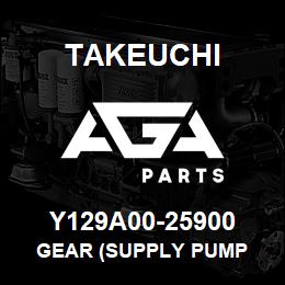 Y129A00-25900 Takeuchi GEAR (SUPPLY PUMP | AGA Parts