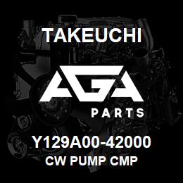 Y129A00-42000 Takeuchi CW PUMP CMP | AGA Parts