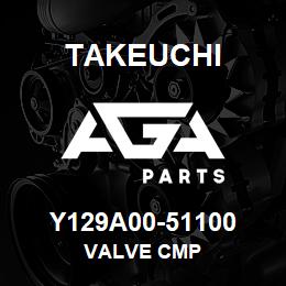 Y129A00-51100 Takeuchi VALVE CMP | AGA Parts