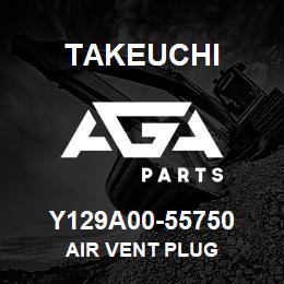 Y129A00-55750 Takeuchi AIR VENT PLUG | AGA Parts