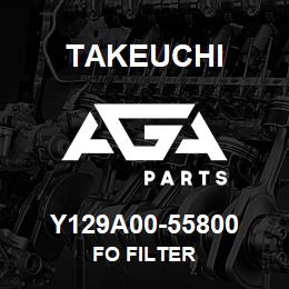 Y129A00-55800 Takeuchi FO FILTER | AGA Parts