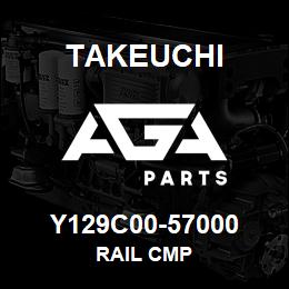 Y129C00-57000 Takeuchi RAIL CMP | AGA Parts