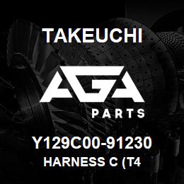 Y129C00-91230 Takeuchi HARNESS C (T4 | AGA Parts