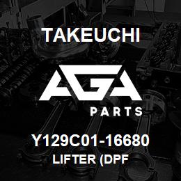 Y129C01-16680 Takeuchi LIFTER (DPF | AGA Parts