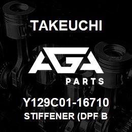 Y129C01-16710 Takeuchi STIFFENER (DPF B | AGA Parts