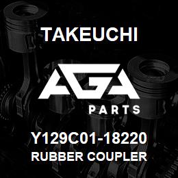 Y129C01-18220 Takeuchi RUBBER COUPLER | AGA Parts