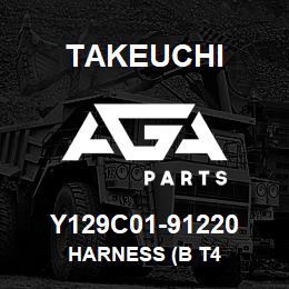 Y129C01-91220 Takeuchi HARNESS (B T4 | AGA Parts