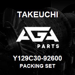 Y129C30-92600 Takeuchi PACKING SET | AGA Parts