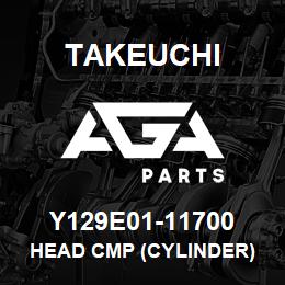 Y129E01-11700 Takeuchi HEAD CMP (CYLINDER) | AGA Parts