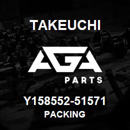 Y158552-51571 Takeuchi PACKING | AGA Parts