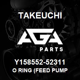 Y158552-52311 Takeuchi O RING (FEED PUMP | AGA Parts