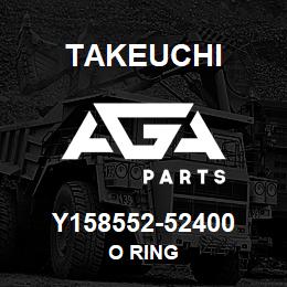 Y158552-52400 Takeuchi O RING | AGA Parts