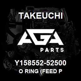 Y158552-52500 Takeuchi O RING (FEED P | AGA Parts