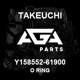 Y158552-61900 Takeuchi O RING | AGA Parts