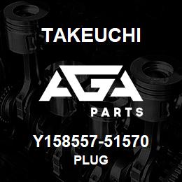 Y158557-51570 Takeuchi PLUG | AGA Parts