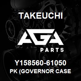 Y158560-61050 Takeuchi PK (GOVERNOR CASE | AGA Parts