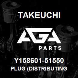 Y158601-51550 Takeuchi PLUG (DISTRIBUTING | AGA Parts