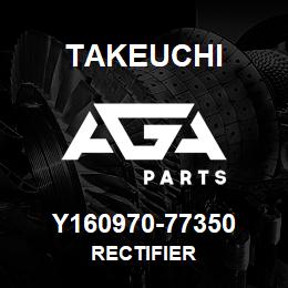 Y160970-77350 Takeuchi RECTIFIER | AGA Parts