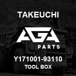 Y171001-93110 Takeuchi TOOL BOX | AGA Parts