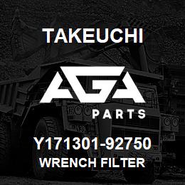 Y171301-92750 Takeuchi WRENCH FILTER | AGA Parts