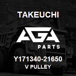 Y171340-21650 Takeuchi V PULLEY | AGA Parts