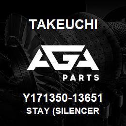 Y171350-13651 Takeuchi STAY (SILENCER | AGA Parts