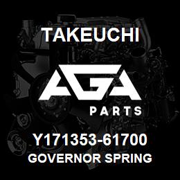 Y171353-61700 Takeuchi GOVERNOR SPRING | AGA Parts