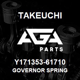 Y171353-61710 Takeuchi GOVERNOR SPRING | AGA Parts