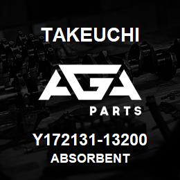 Y172131-13200 Takeuchi ABSORBENT | AGA Parts