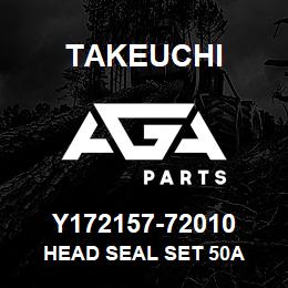 Y172157-72010 Takeuchi HEAD SEAL SET 50A | AGA Parts