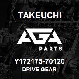 Y172175-70120 Takeuchi DRIVE GEAR | AGA Parts