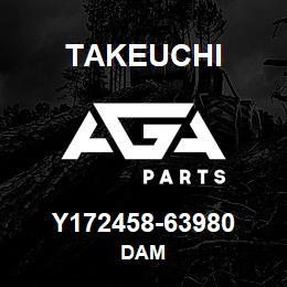 Y172458-63980 Takeuchi DAM | AGA Parts