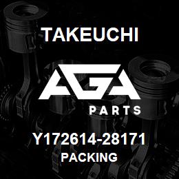 Y172614-28171 Takeuchi PACKING | AGA Parts