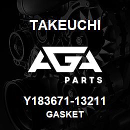 Y183671-13211 Takeuchi GASKET | AGA Parts