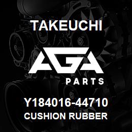 Y184016-44710 Takeuchi CUSHION RUBBER | AGA Parts