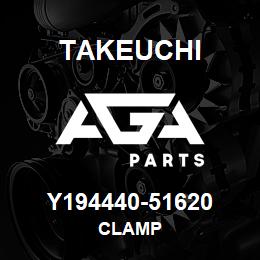 Y194440-51620 Takeuchi CLAMP | AGA Parts