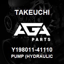 Y198011-41110 Takeuchi PUMP (HYDRAULIC | AGA Parts