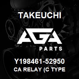 Y198461-52950 Takeuchi CA RELAY (C TYPE | AGA Parts